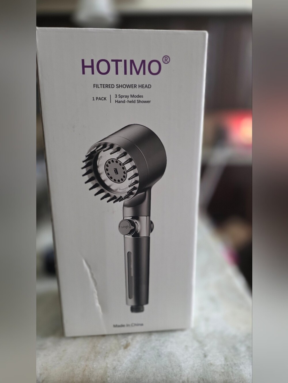 HOTIMO Filtered Handheld Shower Head – 3 Spray Model